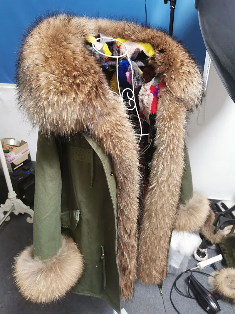 Vexaroa fox fur collar coat lifestyle shot