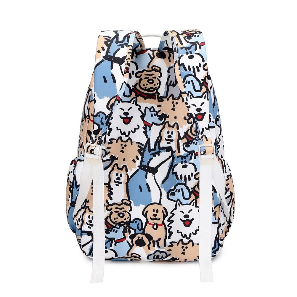 School Bags for Girls Cute Dog Bear Print Backpack Women Teen 2024 Kawaii Backpacks for Students Boy Cartoon Mochila Sac A Dos 2