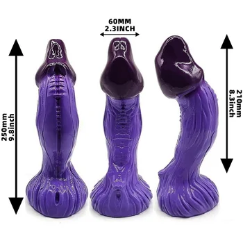 Monster Dildo Liquid Silicone Texture Dragon Shape Dildos Anal Big Penis For Women Masturbation Huge Dick Anal Sex Erotic Toys 2