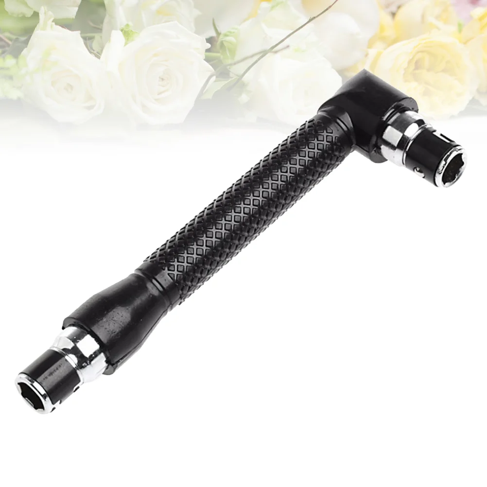 렌치 스크루 드라이버 더블 헤드 소켓 각도 육각 L 핸들 확장 어댑터 도구, 핸드 비트 래칫 수리 자동차 모양