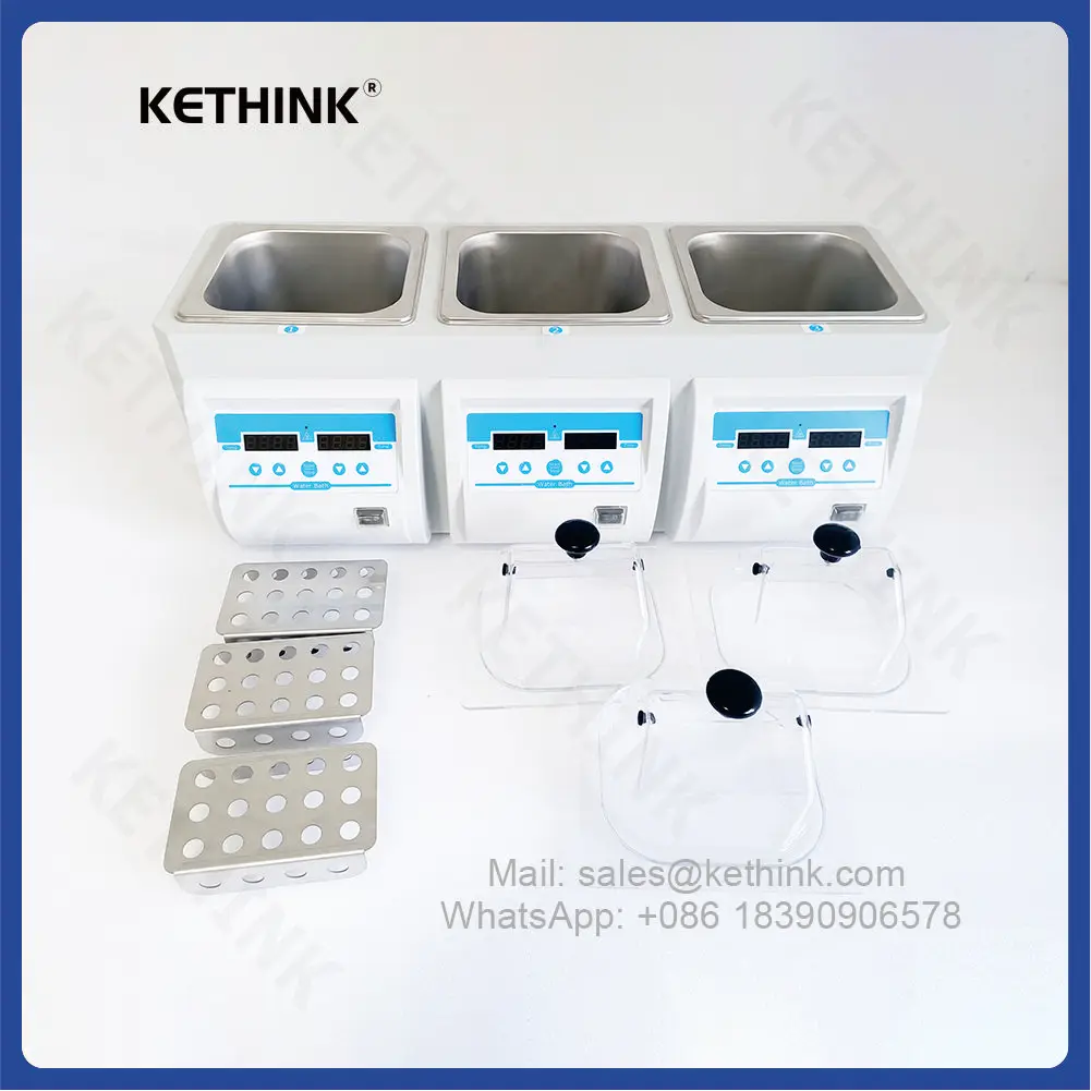 KT-W2L-3 3 Holes Table Top Water Bath in Chemistry Lab Constant Temperature High Quality