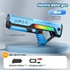 Fully Electric Shooting Burst Water Gun Toys, Summer Swimming Pool High-Pressure Strong Automatic Water Absorption Toy For Boys 5