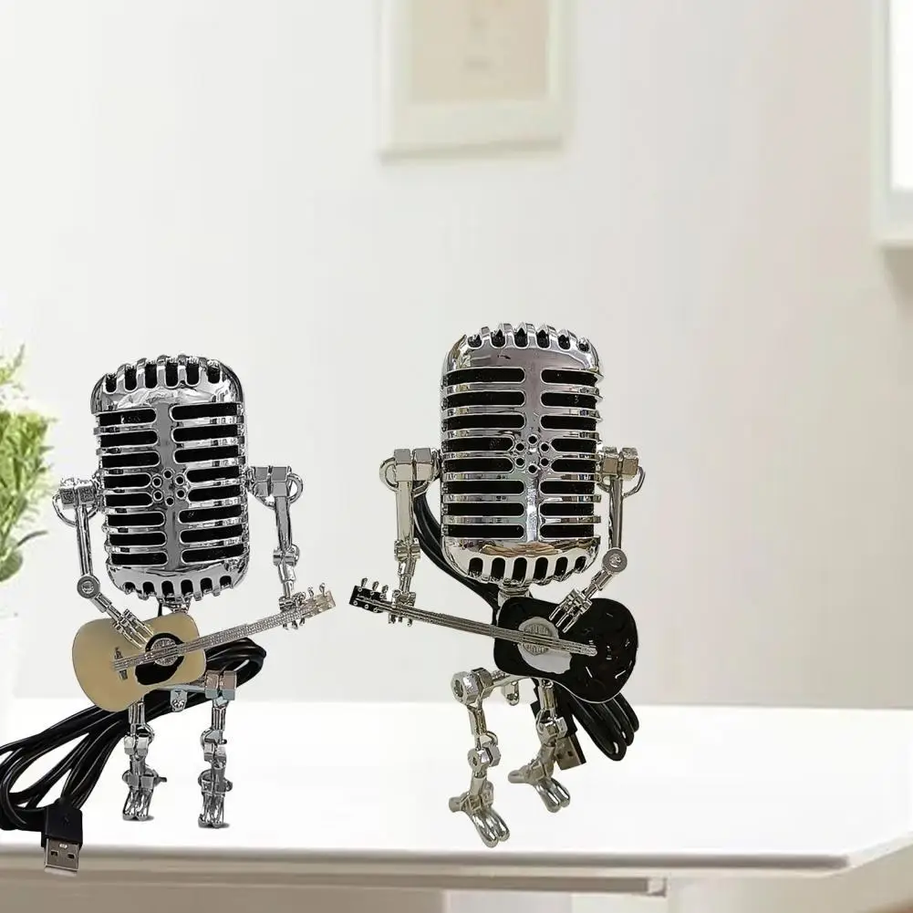 

Bright High Quality Novelty Robot Statue Light Toy Portable Robot Model Novelty for Family