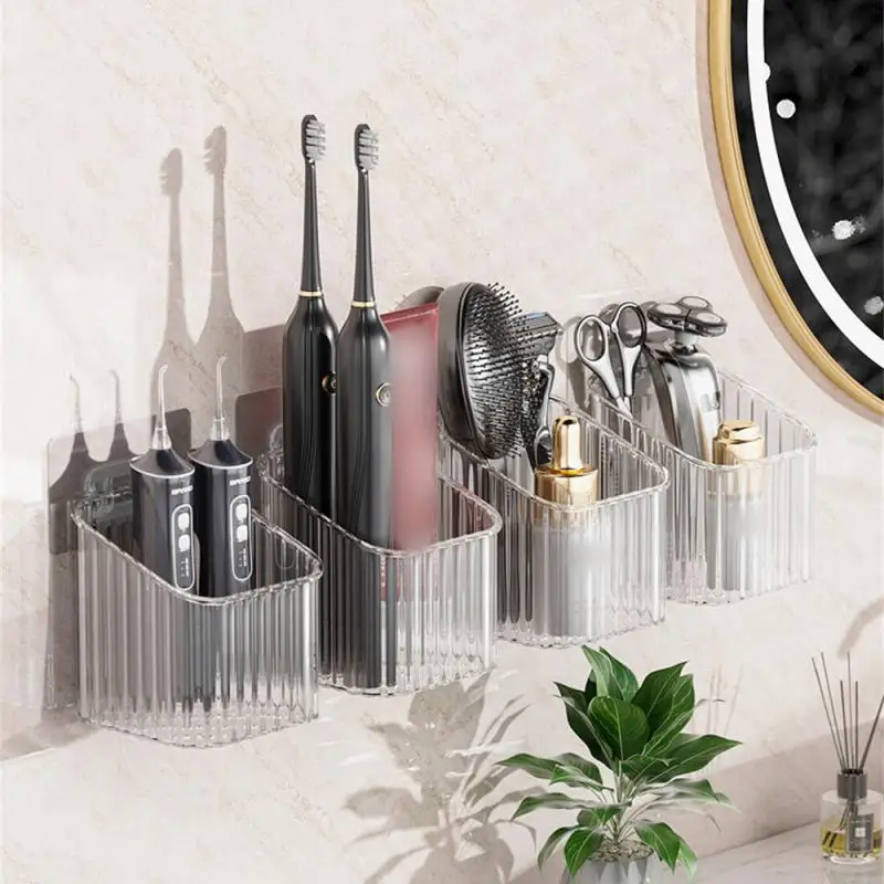 Punch-free Bathroom Shelf Shelves Wall Mounted Shampoo Storage Rack Storage Box For Kitchen Holder Bath Organizer Accessorie 5