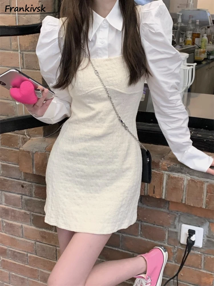 

Комплекты облегающих платьев для женщин, элегантные прямые весенне-осенние простые Популярные Стильные хипстерские комплекты в британском стиле выше колена