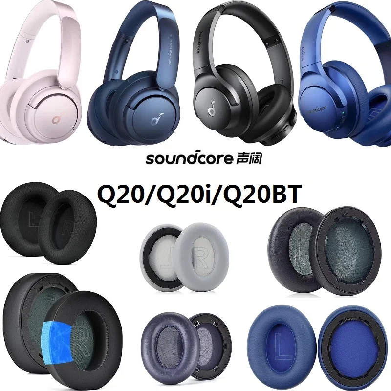 Ear Pads for Anker soundcore Life Q20/Q20i/Q20BT Headphones