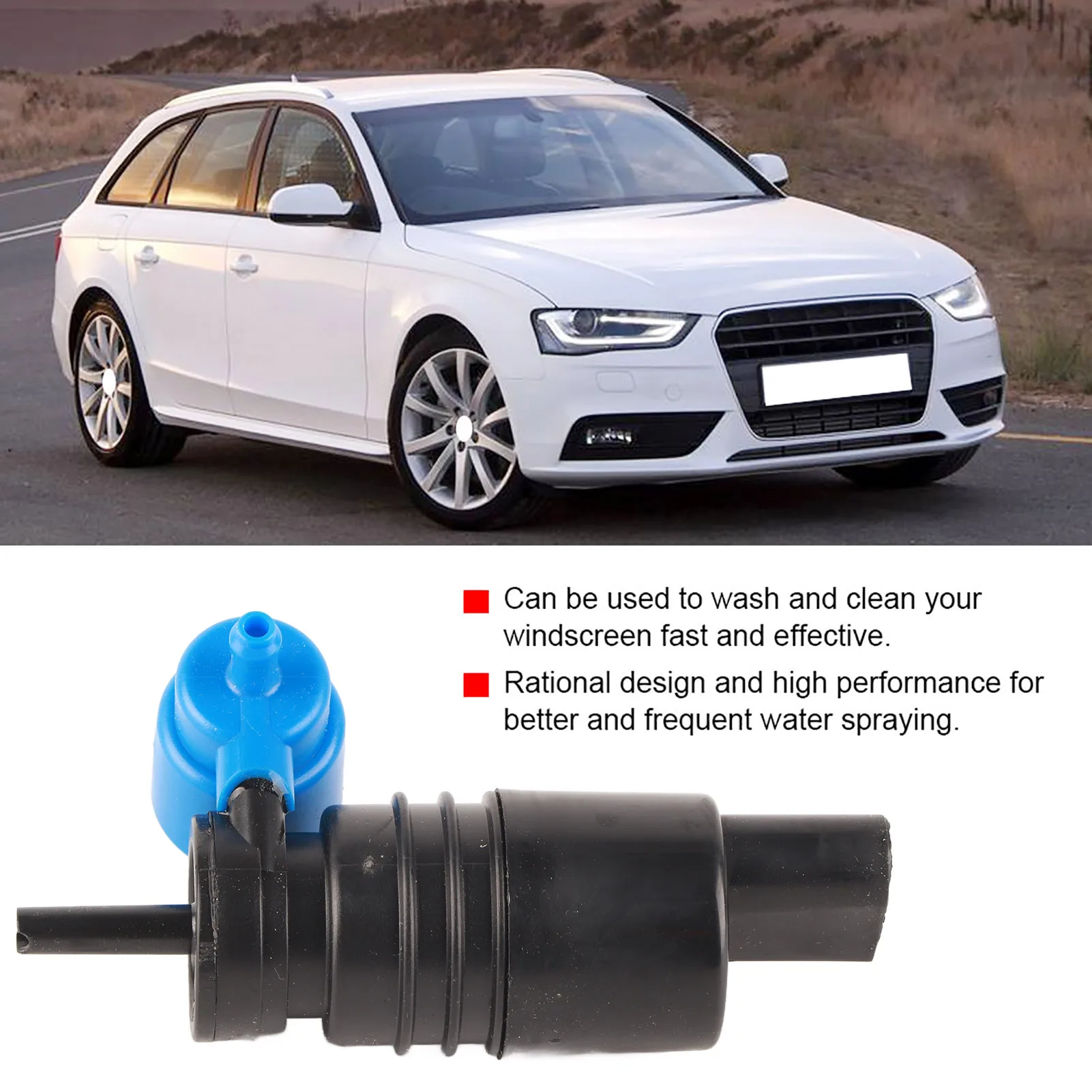 1K6955651 1K6955651 Windshield Washer Fluid Windscreen Cleaning Pump Washer Pump Windscreen Cleaning Pump Windshield Washer Pump 5