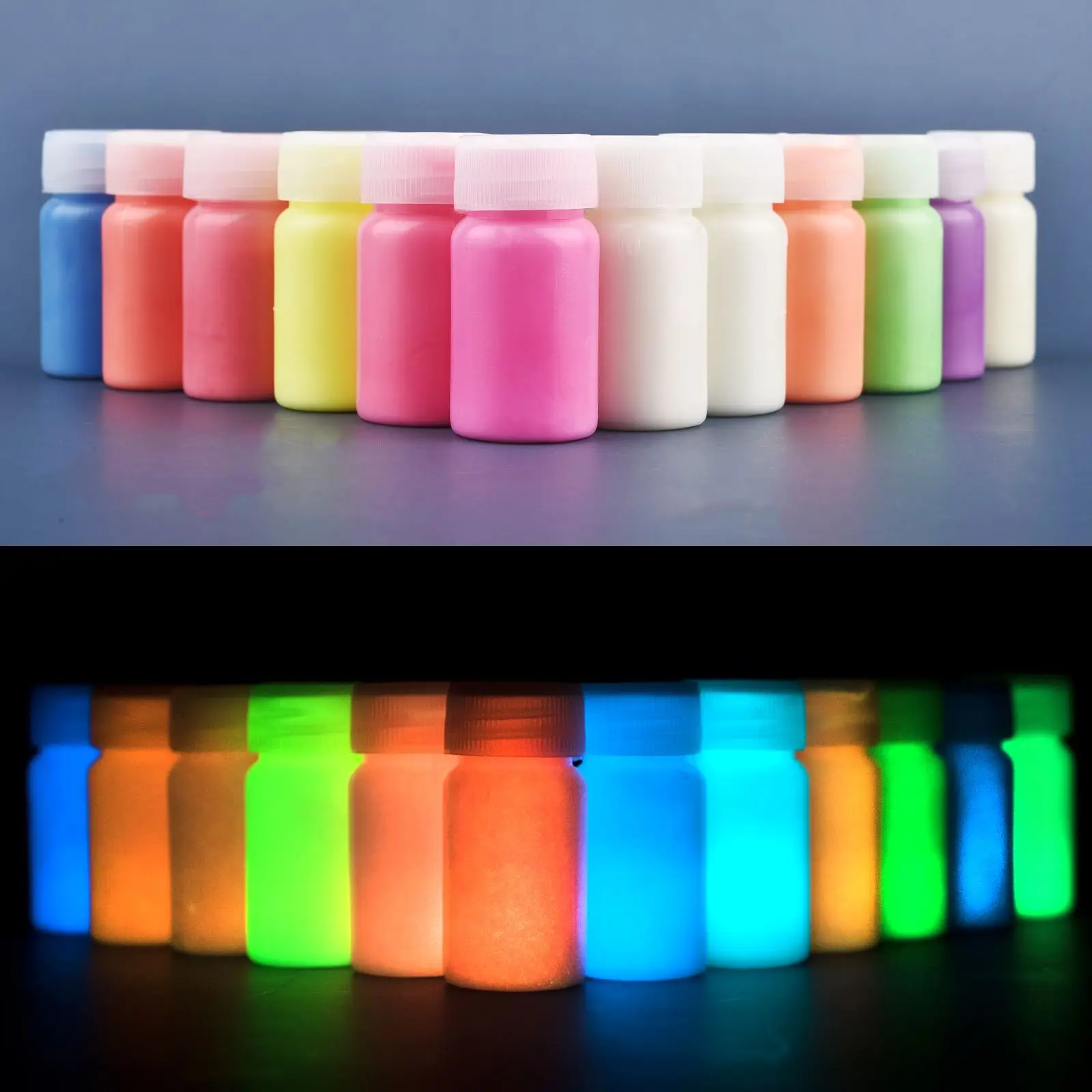 15g Luminous Glitter Powder Phosphor Pigment Long Lasting Glow In Dark ...