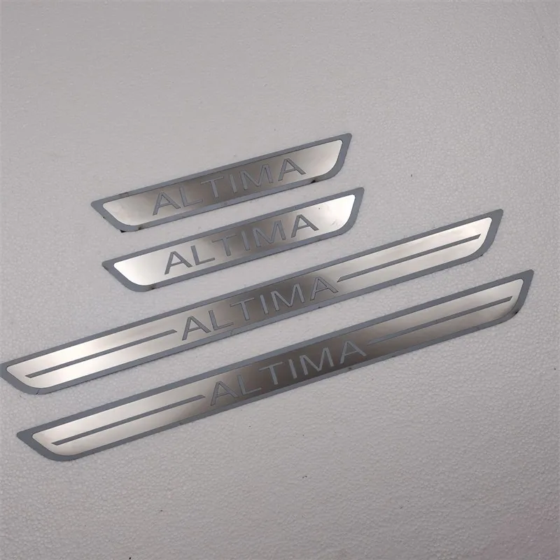 Car Accessories Door Sill Scuff Plate Cover Trim Stainless Steel Threshold Pedal Styling Protect For Nissan Altima 2011--