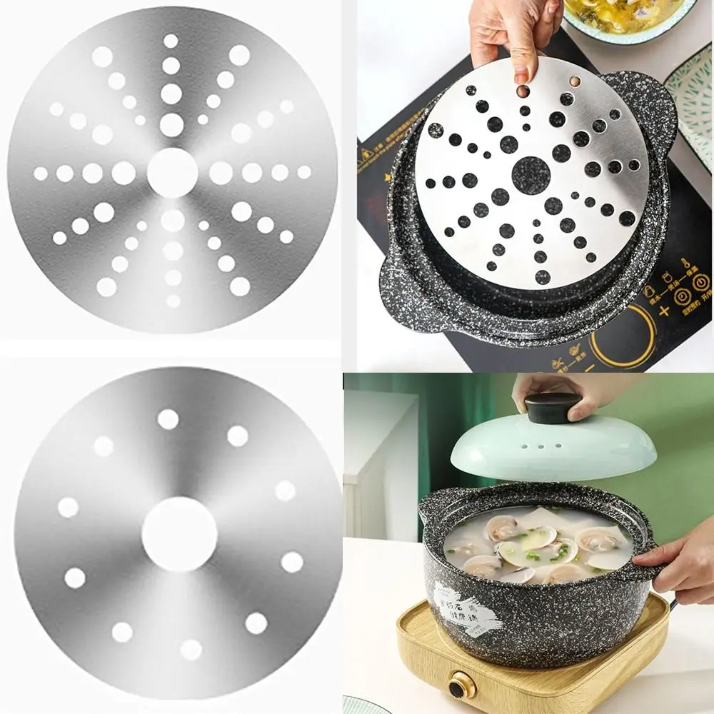 Description Picture 2 of itemInduction Cooker Heat Diffuser Disc Adapter Plate Saucepan Stainless Steel Cooking Hob Converter Tool For Kitchen Casserole