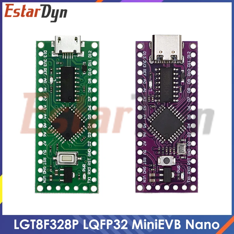 LGT8F328P-LQFP32-MiniEVB-TYPE-C-Micro-with-crystal-version-instead-of ...