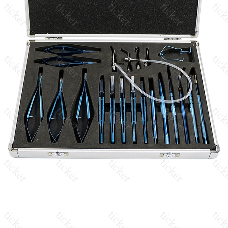 Kit De 33 Instruments De Micro-chirurgie Ophtalmique Pour Cataracte - Neuf - Marque Zabeel Industries
