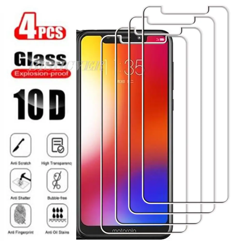 

4Pcs Tempered Glass FOR Motorola One 5.9"MotorolaOne P30 Play XT1941 XT1941-2 Screen Protector Phone Protective Glass Film 9H