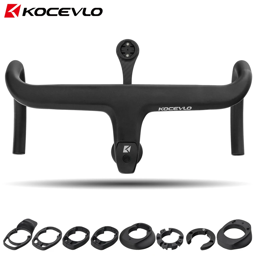 Guidon de vélo en fibre de carbone de 31,8 mm - Plat/Riser - Pour VTT - Finition brillante - 580/600/620/640/660/680/700/720/740/760 mm - Vélo de course pliable - Plat - 680 mm