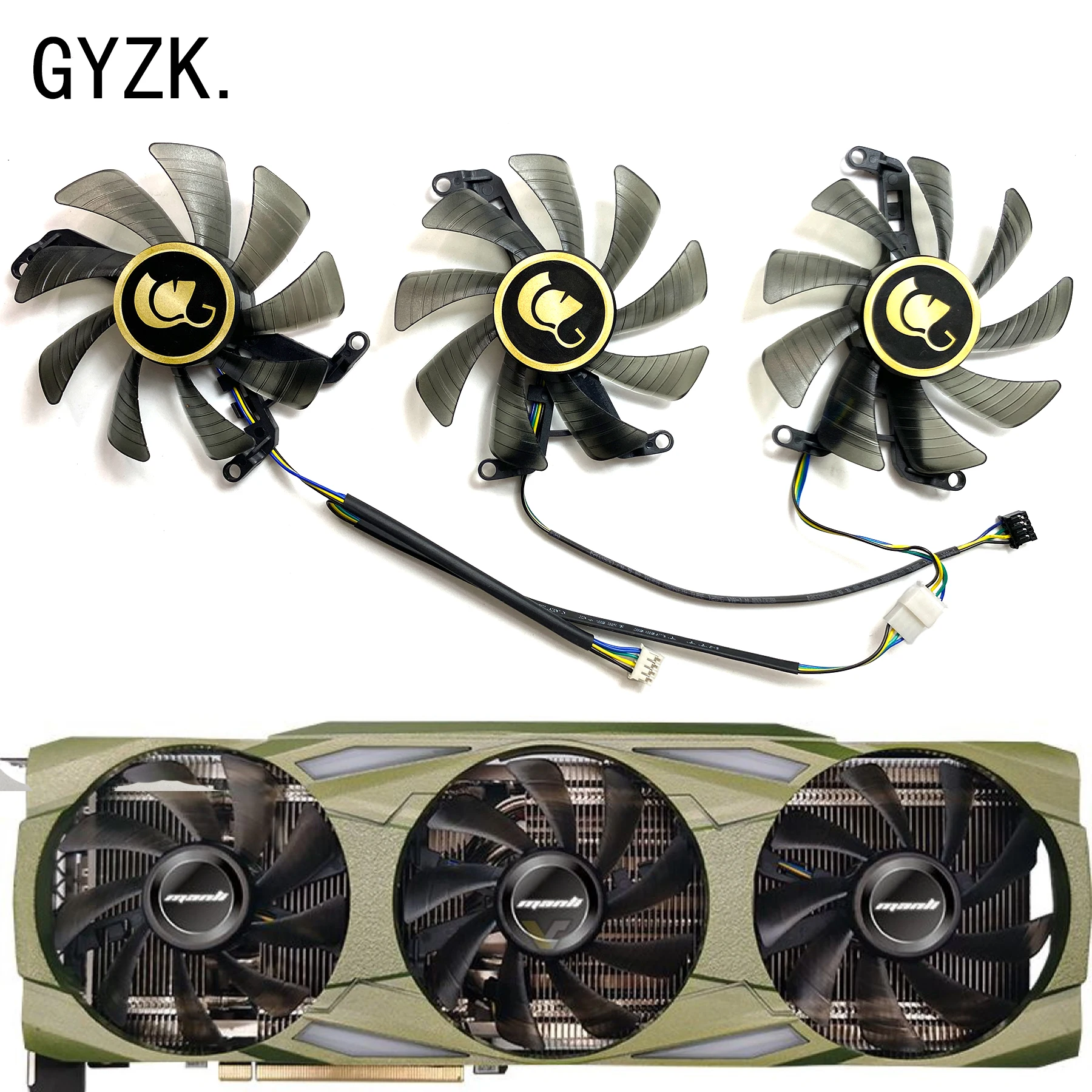 グラフィックボード・グラボ・ビデオカード GeForce RTX4070Ti Gallardo 12GB Manli GeForce RTX™ 4070 Ti 12GB Gallardo Triple