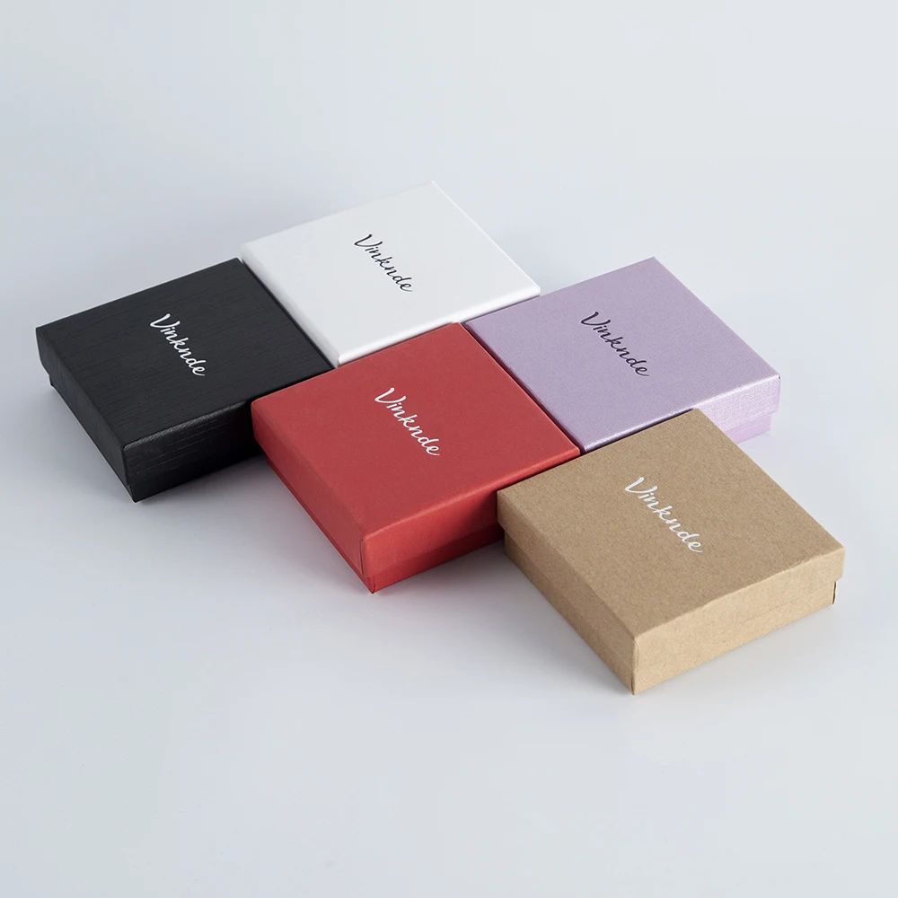 Scatole di cartone per gioielli con logo personalizzato da 50