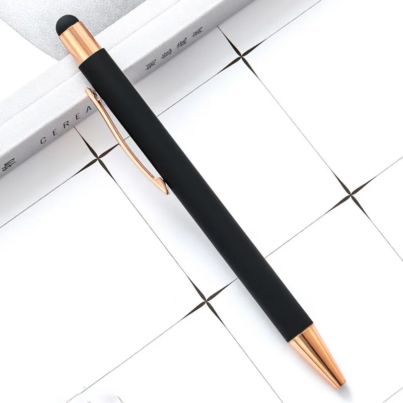 

1Pcs Personalized Luxury Ballpoint Pen Metal School Teacher Gift Supplies Stationery Office Writing Useful Lettering Cute 2023