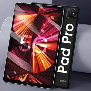 Tablette pc android 10 de 8 pouces Pad Pro, 8 go 256 go Deca Core, Google Play, 800x1280, double SIM, réseau 5G