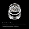 CIGA Design 3 in 1 Titanium Automatic Watch for Men Magician Series Skeleton Mechanical Wristwatch Fluororubber Strap 3 Pcs Case 4