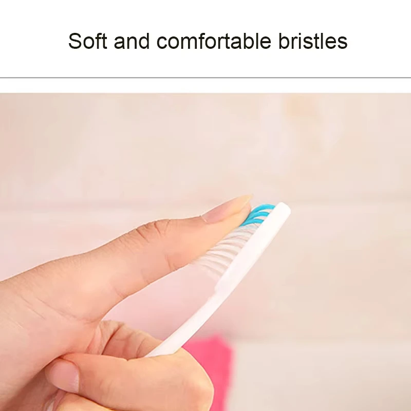 Soft Toothbrush Toothbrush Set Adult White Moon 10 pieces Travel Family Life Five Colors Deep Teeth Cleaning Oral Health