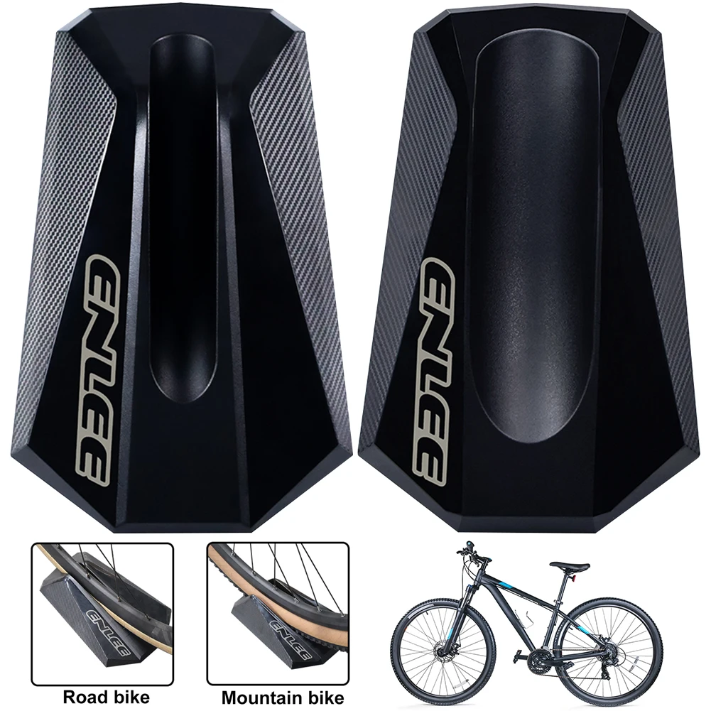 Bike Front Wheel Riser Block Bike Trainer Stand Bicycle Stabilizing Leveling Block Bike Tire Holder for Road Bike Mountain Bike