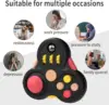 Cool Adults Fidget Pad Toy, Fidget Clicker Controller Desk Cube,Relief Stress ADHD,Sensory Gifts for Kids Teens Boys,Christmas 3