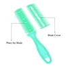 Meisha 1pcs Double-Sided Hair Razor Blade Comb Hair Cutting Thinning Comb for Men Women Hair Trimmer DIY Styling Tools C0009A 2