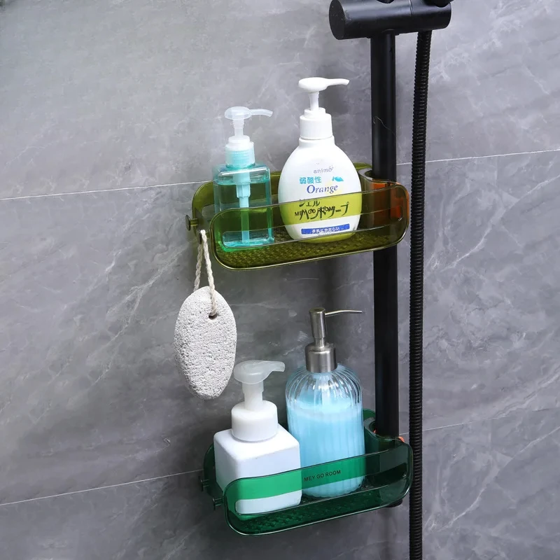 

1pcs 2 in 1 Home Sink Organizer Faucet Hanging Drain Rack kitchen bathroom organizer Fruit and vegetable drainer sponge holder