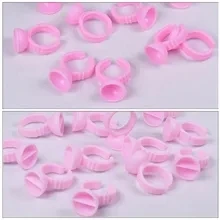 

Disposable Eyelash Extension Rubber Ring, Eyelash Extension Rubber Bracket Rubber Container, Tattoo Paint 100 Pieces Per Bag
