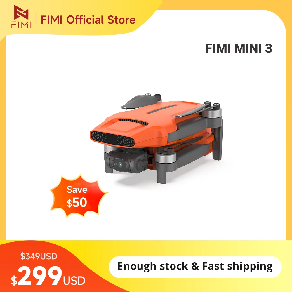 Drone Quadcopter FIMI Mini 3 pro X8 Mini v2 4k remote control 3-axis Gimbal 249g