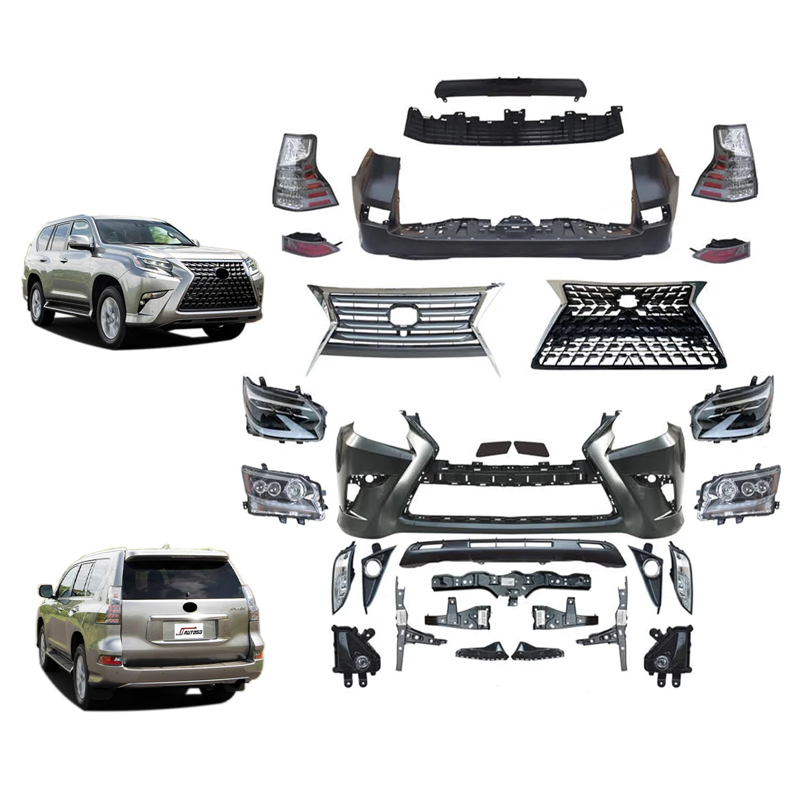 PowerStop Autospecialty Kit | 2010–2015 Lexus GX460 (KCOE5874) main image 1