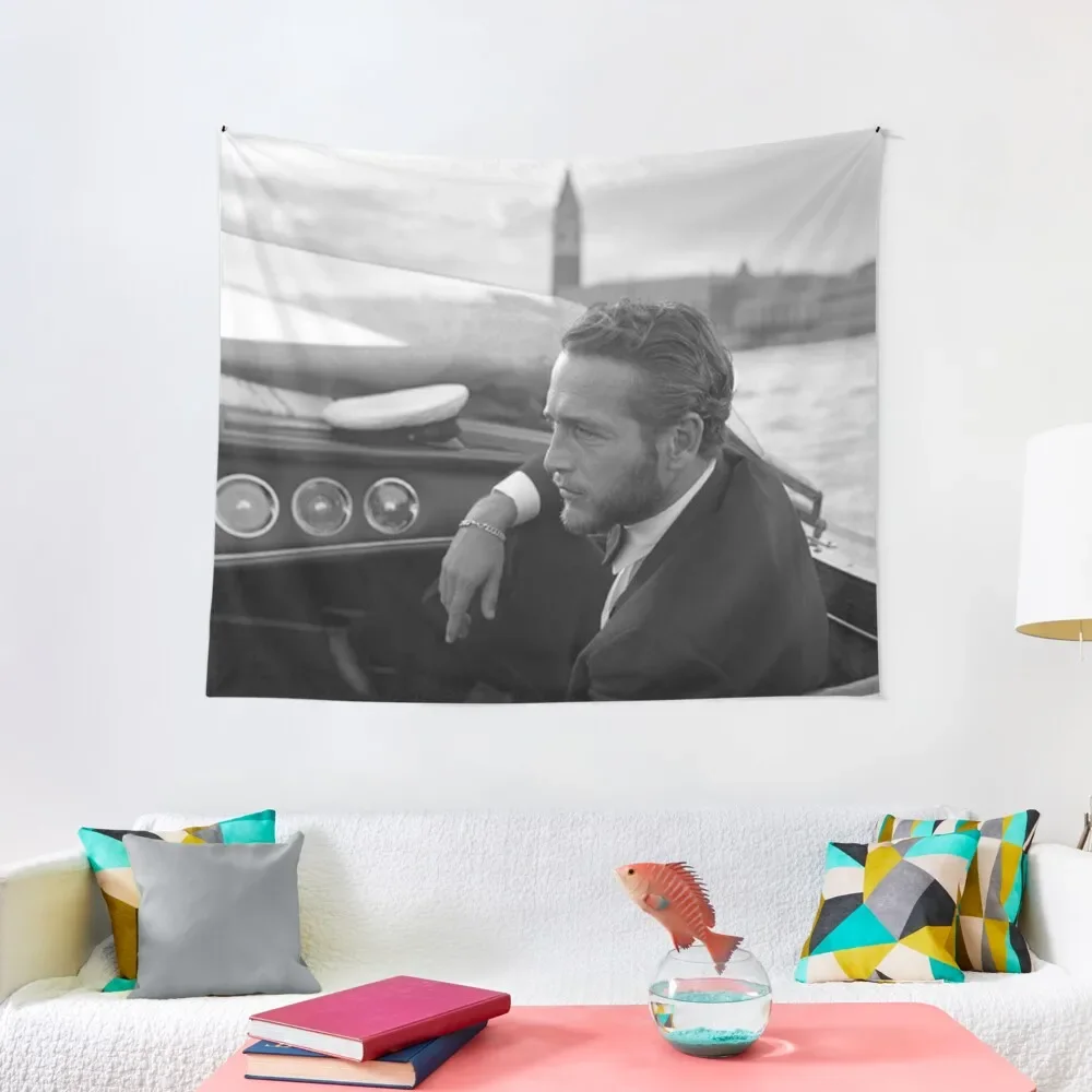 

Paul Newman Venice Italy 1963 Tapestry Wall Mural Things To The Room Funny Tapestry