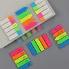 200Sheets Transparent Sticky Notes Self-Adhesive BookMark Posted It Annotation Read Book Clear Tab Kawaii Cute Stationery School 5