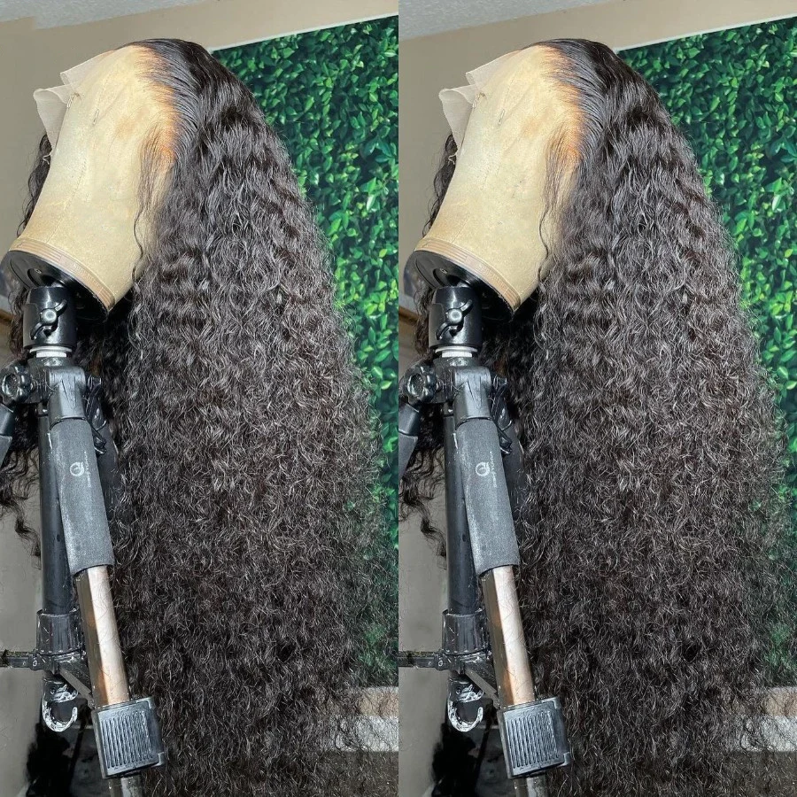 13x6 HD Lace Frontal Wig Deep Wave 13x4 Lace Front Human Hair Wig Brazilian Curly Human Hair Wigs For Women Pre Plucked 200% human hair wig lace front wig human hair wigs front lace wig