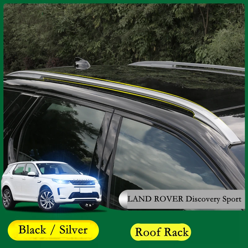  2 Pièces Voiture Barres De Toit Aluminium, pour Range Rover  Velar SUV 2017-2023 Barres Transversales De Galerie de Toit de Voiture  Rails Rack Porte-Bagages,A/Silver Black