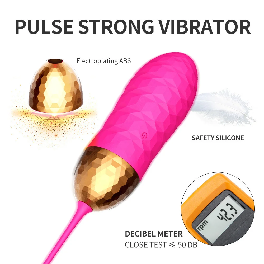 Remote Control Jump Egg Vibrator Colorful Diamonds 10 Speed G-Spot Vibrator With Remote Clitoris Stimulator Vaginal Toy Adult S70008831ee344ca5864cec37142839a8b