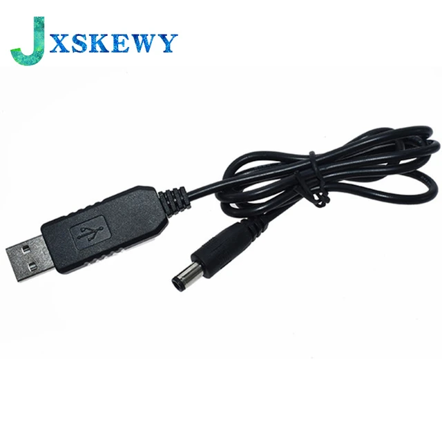 Usb Step-up Converter Cable Dc5v To 9v 12v Boost Power Cable With Dc Jack  5.5x2.1/2.5mm 3.5x1.35mm Voltage Display For Router Fan Led Light