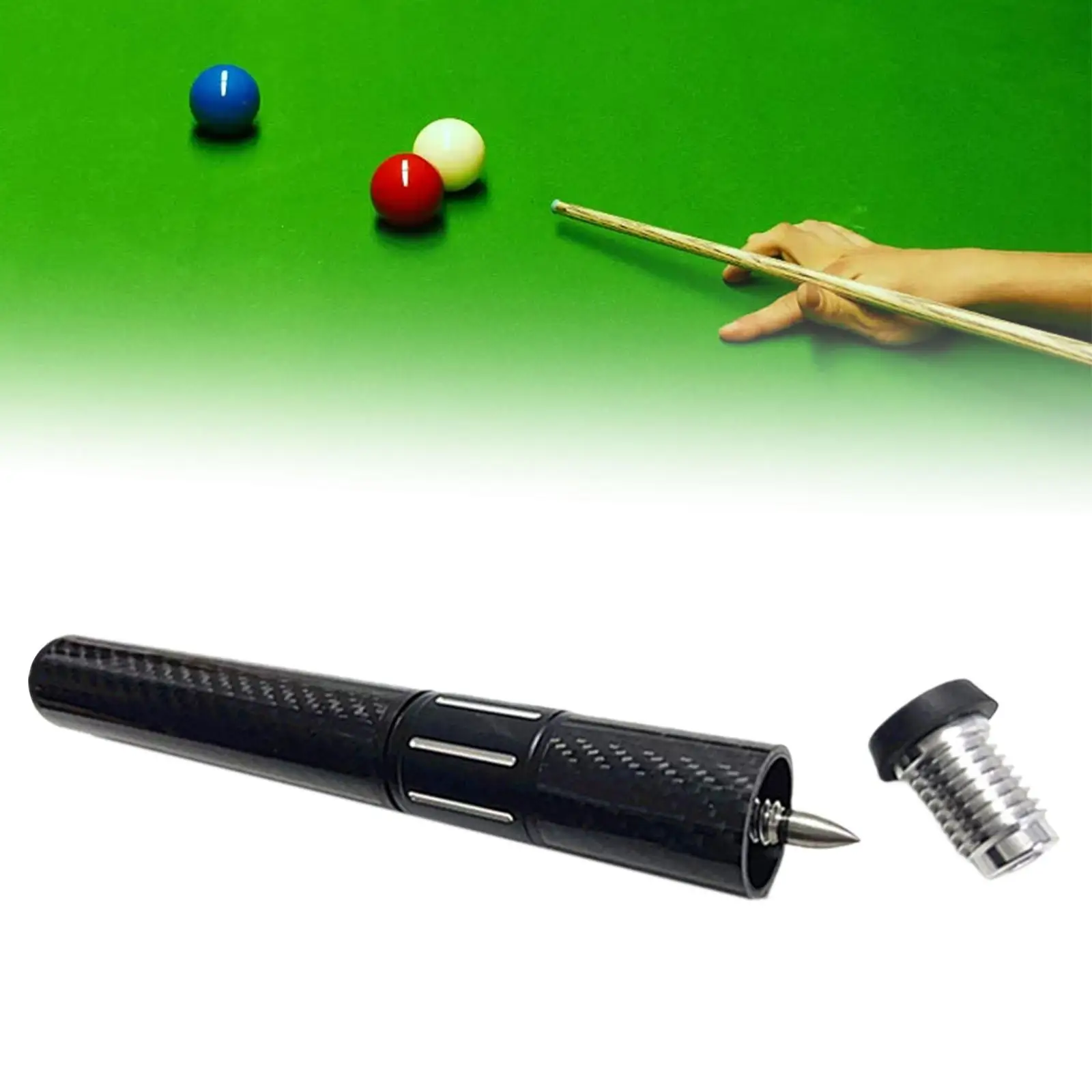 Telescopic Pool Stick Extension Professional Aluminum Pool Cue Extender Rod