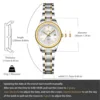 ERNIE KLEIN Women’s Watch Luxury Gold Watch OriginalDate Week Stainless Steel Waterproof Luminous Elegant Dress Ladies' Watches 6