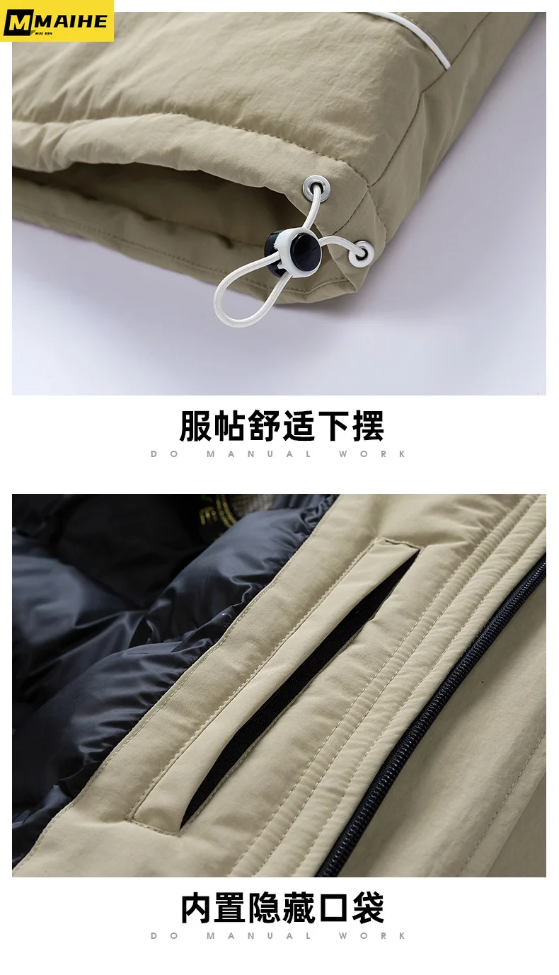 Luxury Brand Goose Down Jacket Men's Plus Size Waterproof Warm Casual Jacket Outdoor Mountain Climbing Ski Suit Men 2023