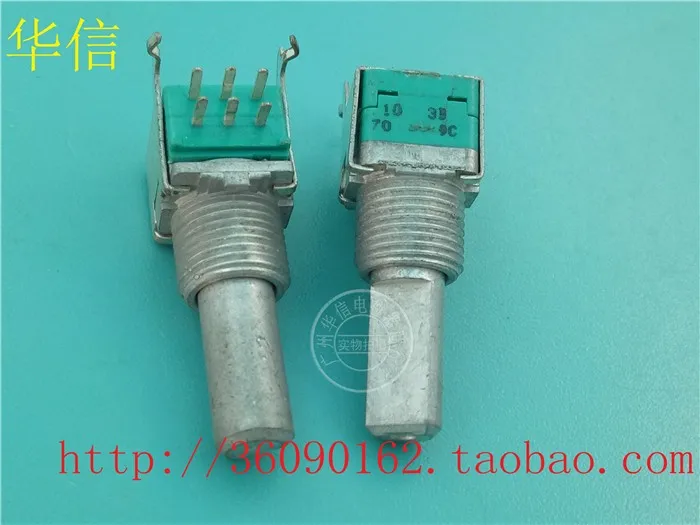 Alps 9011 Doppio Potenziometro Orizzontale 500 Euro 2K 10K 20K 100K Maniglia 20Mmf