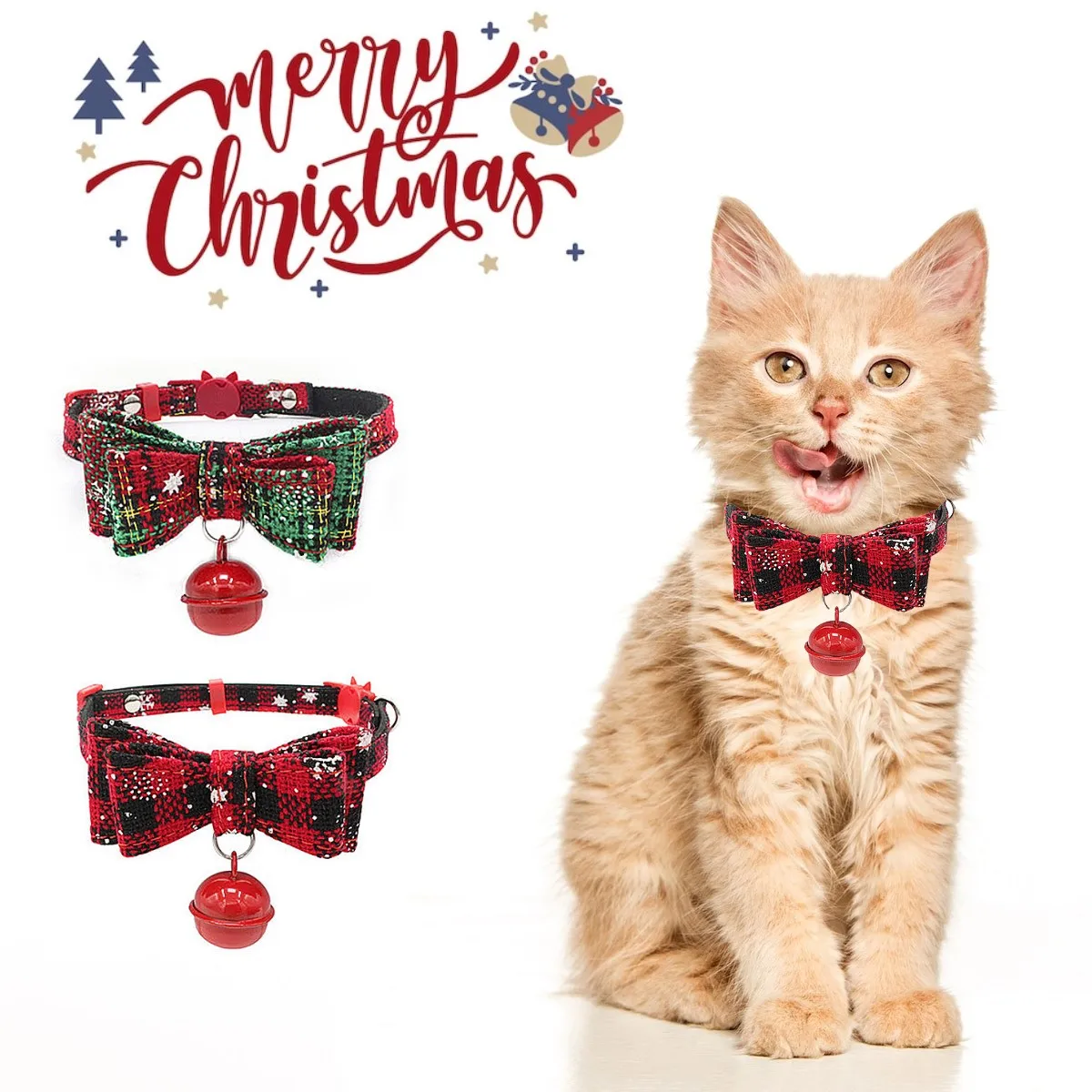 ChristmasCollarforCatsAccesoriesPetAccessoriesforCatsFree