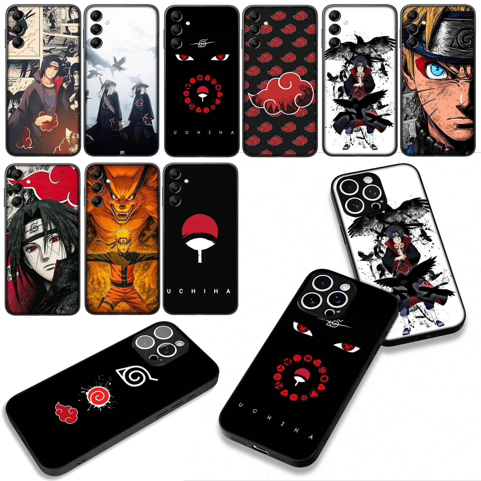 Anime Itachi Akatsuki Naruto Phone Case Cover