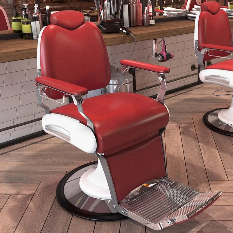 Hair Cutting Barber Chair Luxury Salon Makeup Cosmetic Pedicure Saddle Recliner Swivel Styling Silla De Barbero Tattoo Furniture