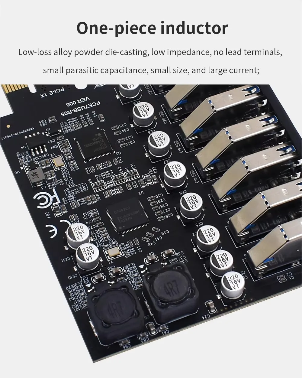USB Adapter 7-Port Expansion for Desktop