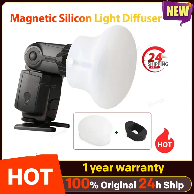 Accessori Per Modificatore Di Luce Magnetica Per Diffusore Flash Speedlight Per Fotocamera Con Griglia E Base Per Canon Nikon Godox YongNuo F Magmod - Foto 4