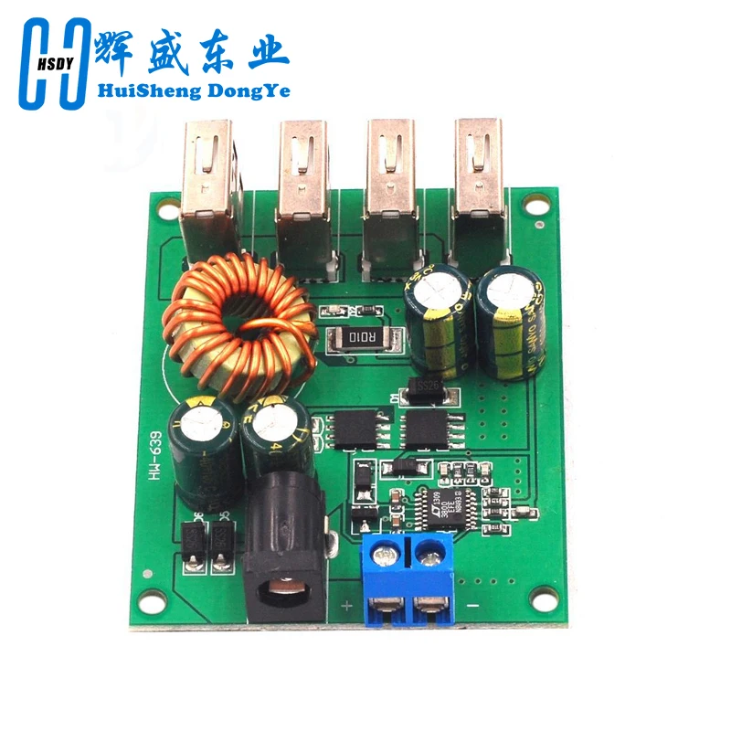 Mini Convertitore DC-DC USB Step Up/down 5V A 1-24V - Modulo Alimentazione Regolabile