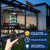 Solar Shed Light Solar Pendant Light Indoor Outdoor 228/180 LED 1000LM 5 Modes with Remote Control for Barn Gazebo Garage 4