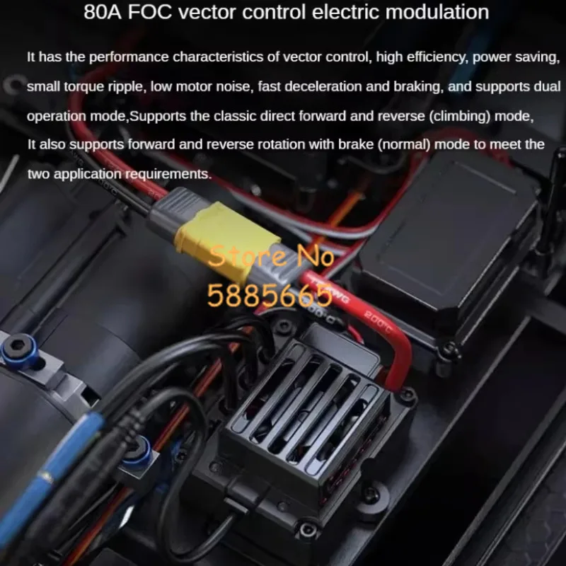 Professional Brushless Off-Road High Speed RC Truck Car 1/8 4WD Climbing Differential Lock Electric Remote Control Truck Vehicle 3