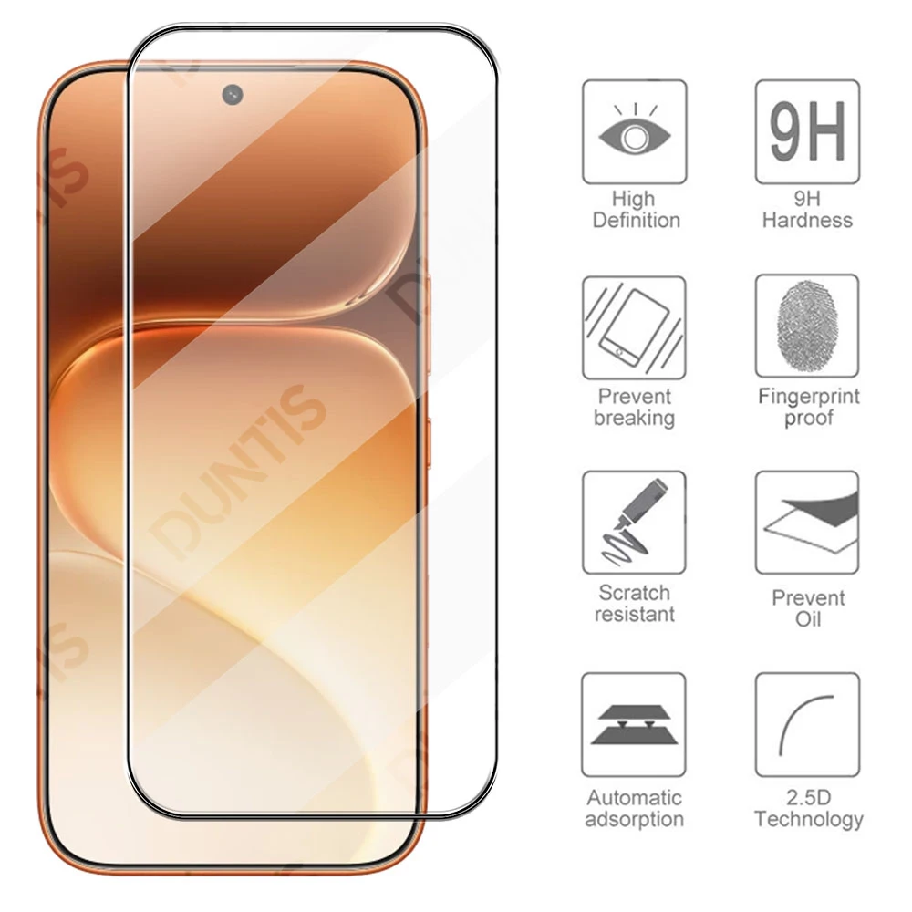 Premium 9H Tempered Glass Screen Protector - Full Coverage HD Protective Film